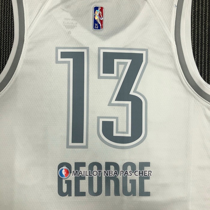 Maillot Oklahoma City Thunder Paul George NO 13 Ville 2021-22 Blanc